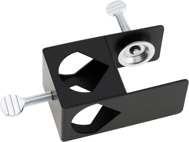 RTNLIT Universal Deck Torch Clamp Bracket for Outdoor Mounting Poles on Porch/Rail/Table/Fence, Black(Set of 1) - Image 4